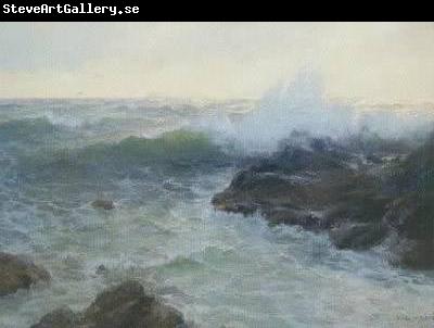 Lionel Walden Crashing Surf, oil painting by Lionel Walden